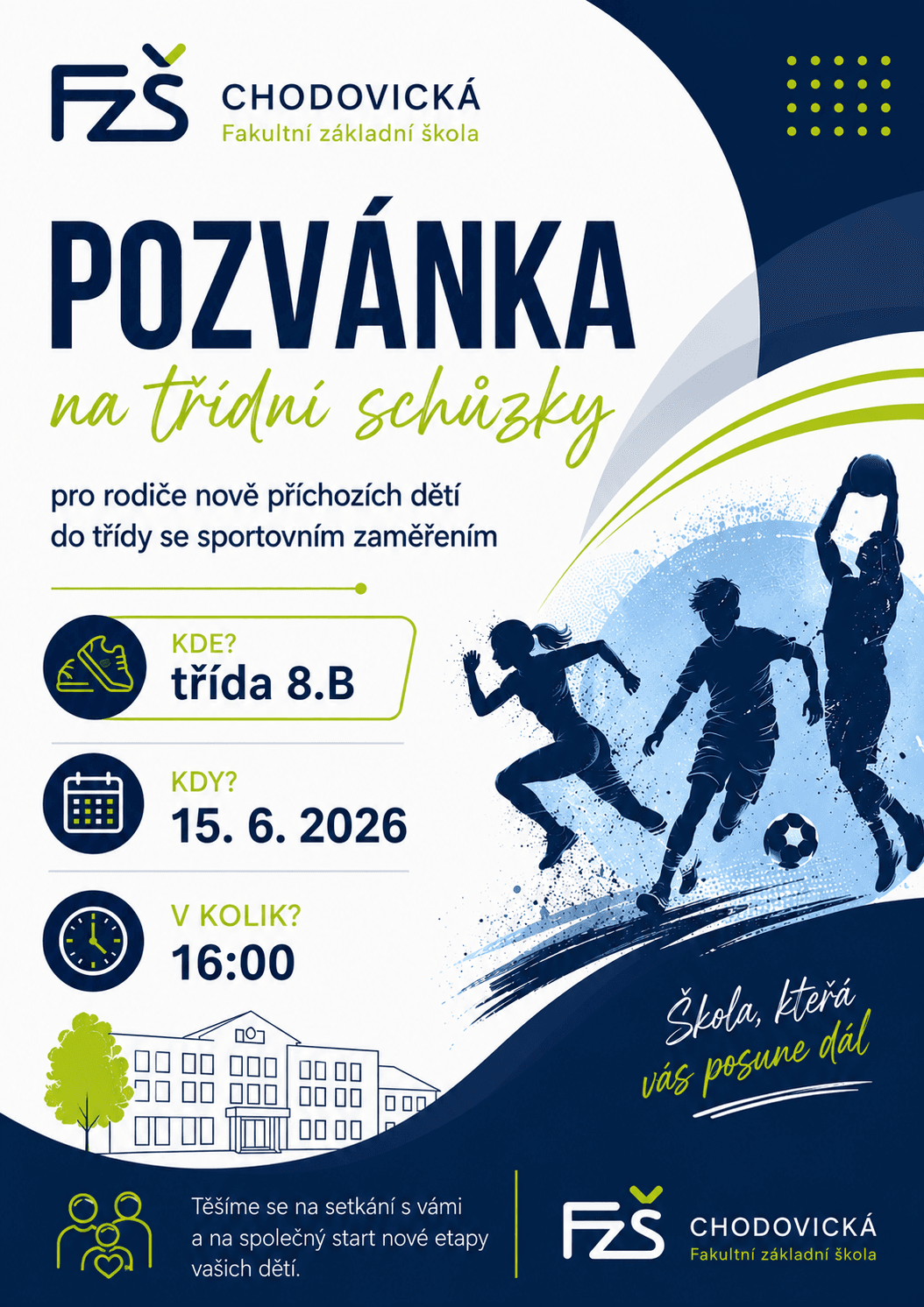 Pozvánka TS sportovní třídy